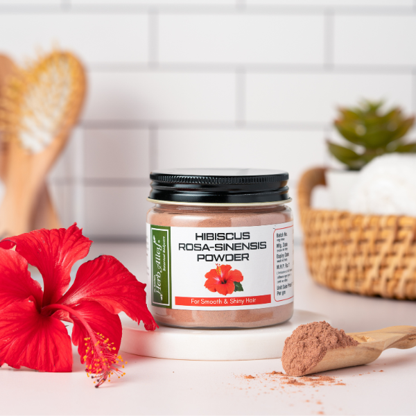 Hibiscus Powder for Shiny Hair
