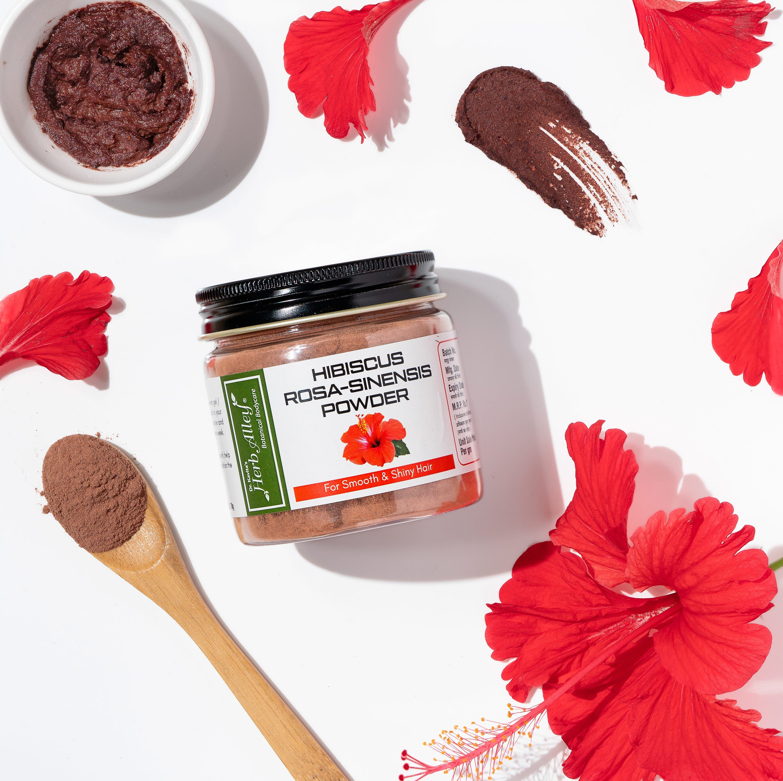 Hibiscus Powder for Smooth Hair
